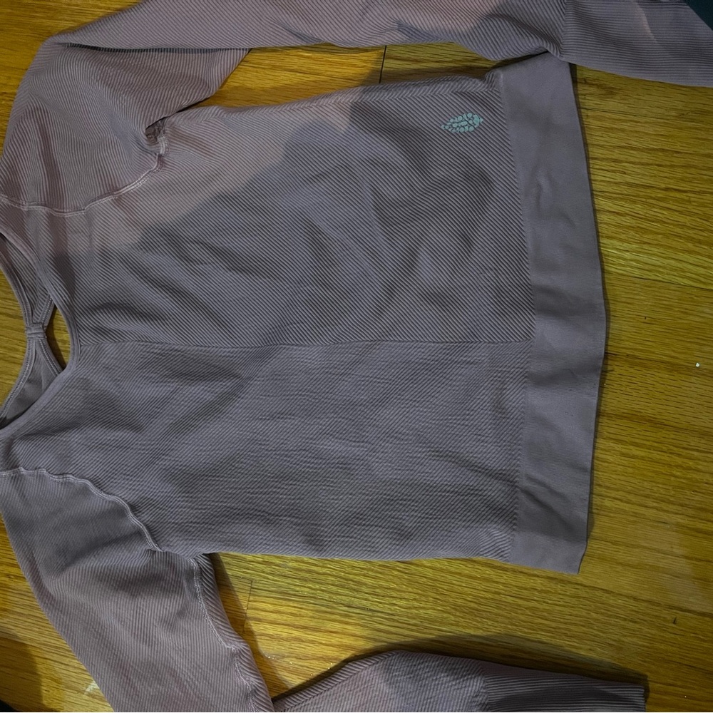 FP Movement by Free People Long Sleeve Top in Mauve